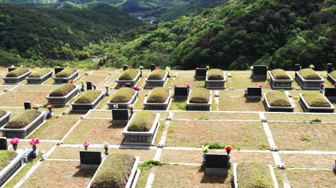 진주내동공원묘원 묘지 시설 사진 3
