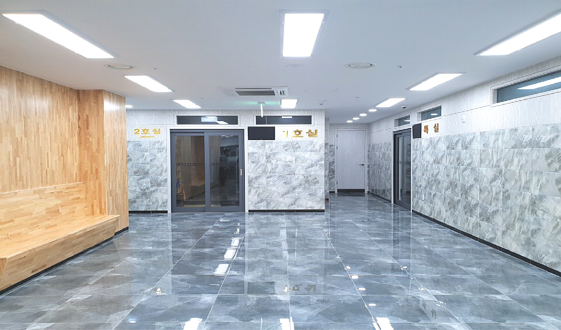 오산한국병원장례식장 로비