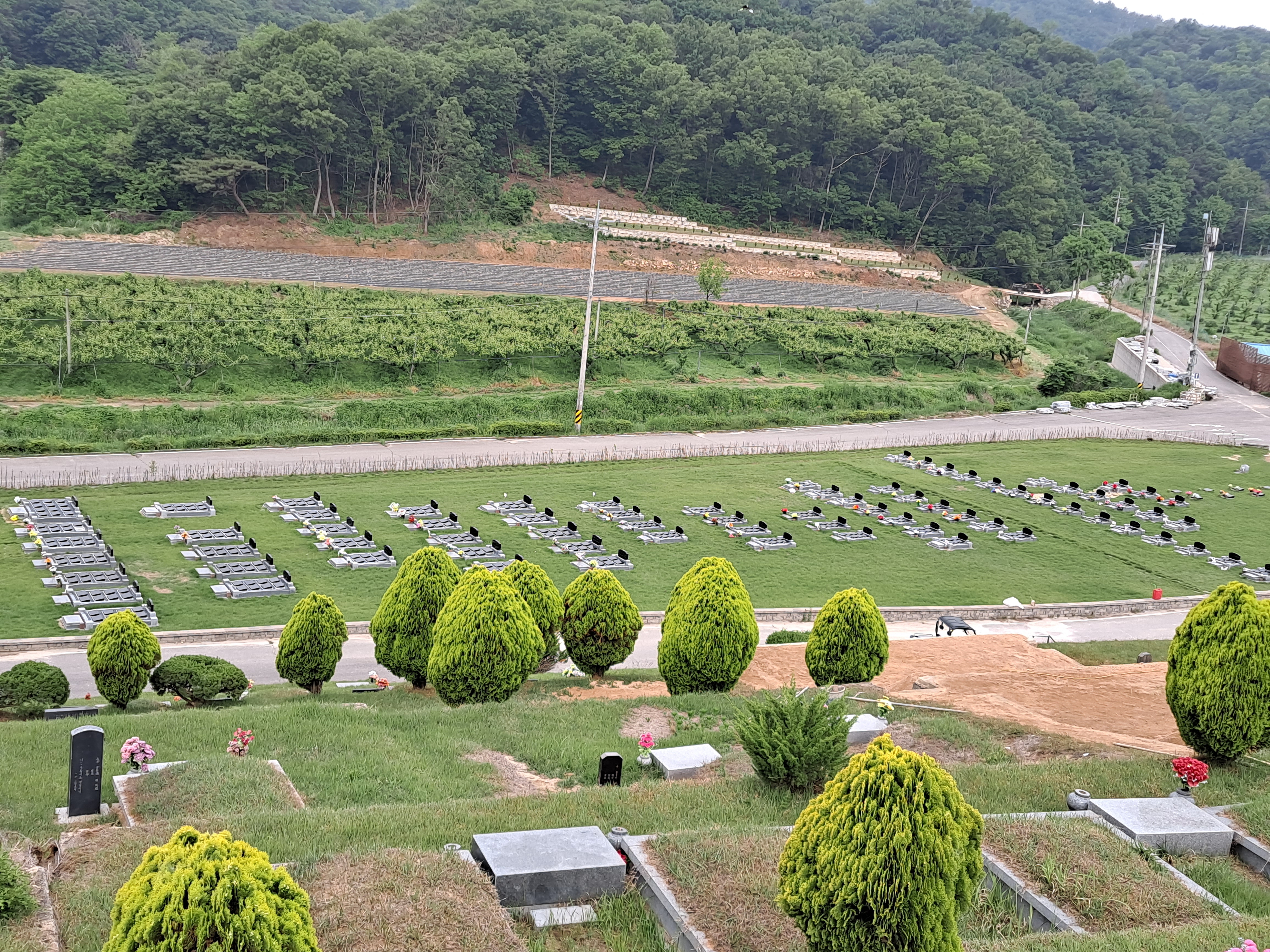 우성공원묘원(자연장지) 전경