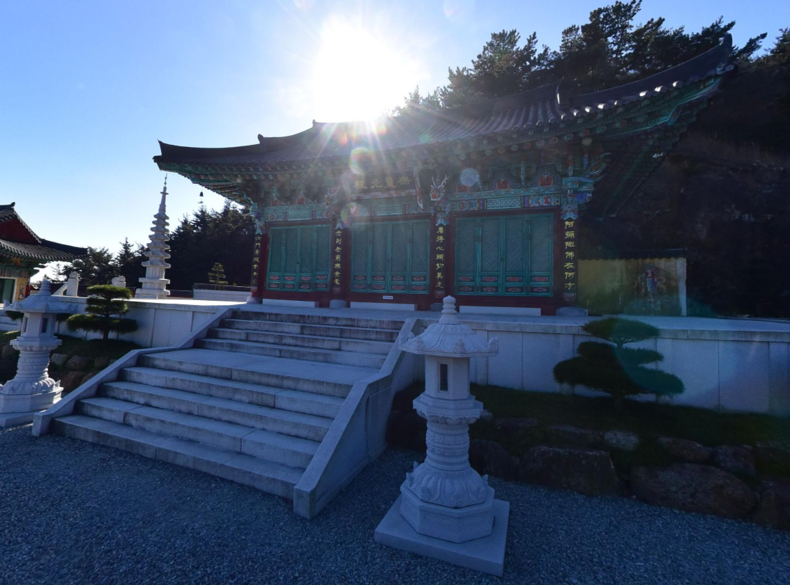 용월사사찰회 봉안당 전경