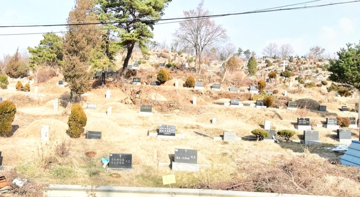 인천기독교장로회묘지 전경