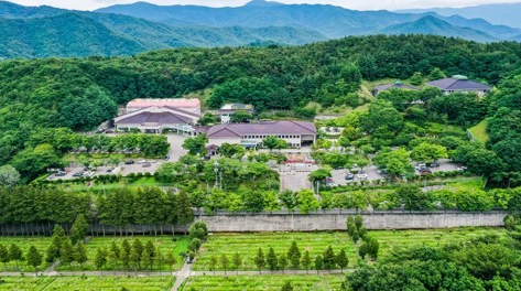 진리공설묘지 전경