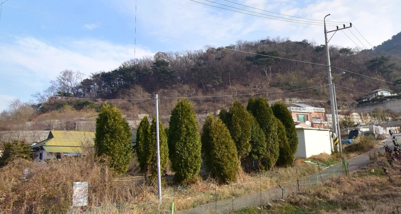 길직1리공설묘지 전경