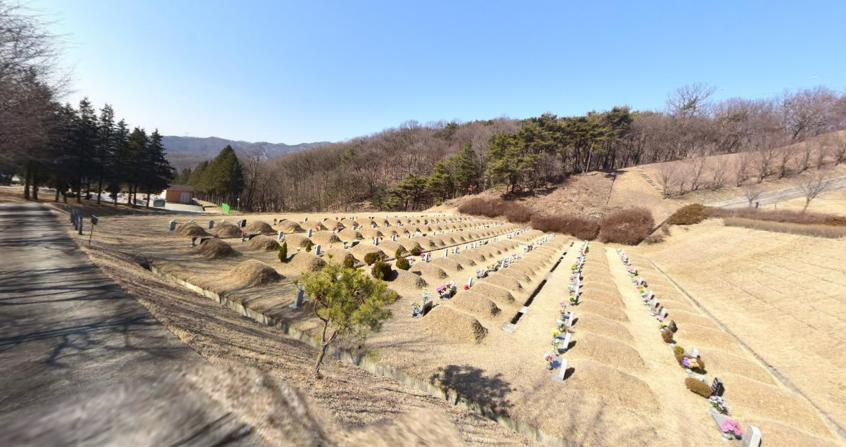 세종시공설묘지 전경