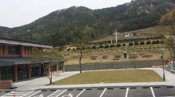 왕곡면공설묘지 전경