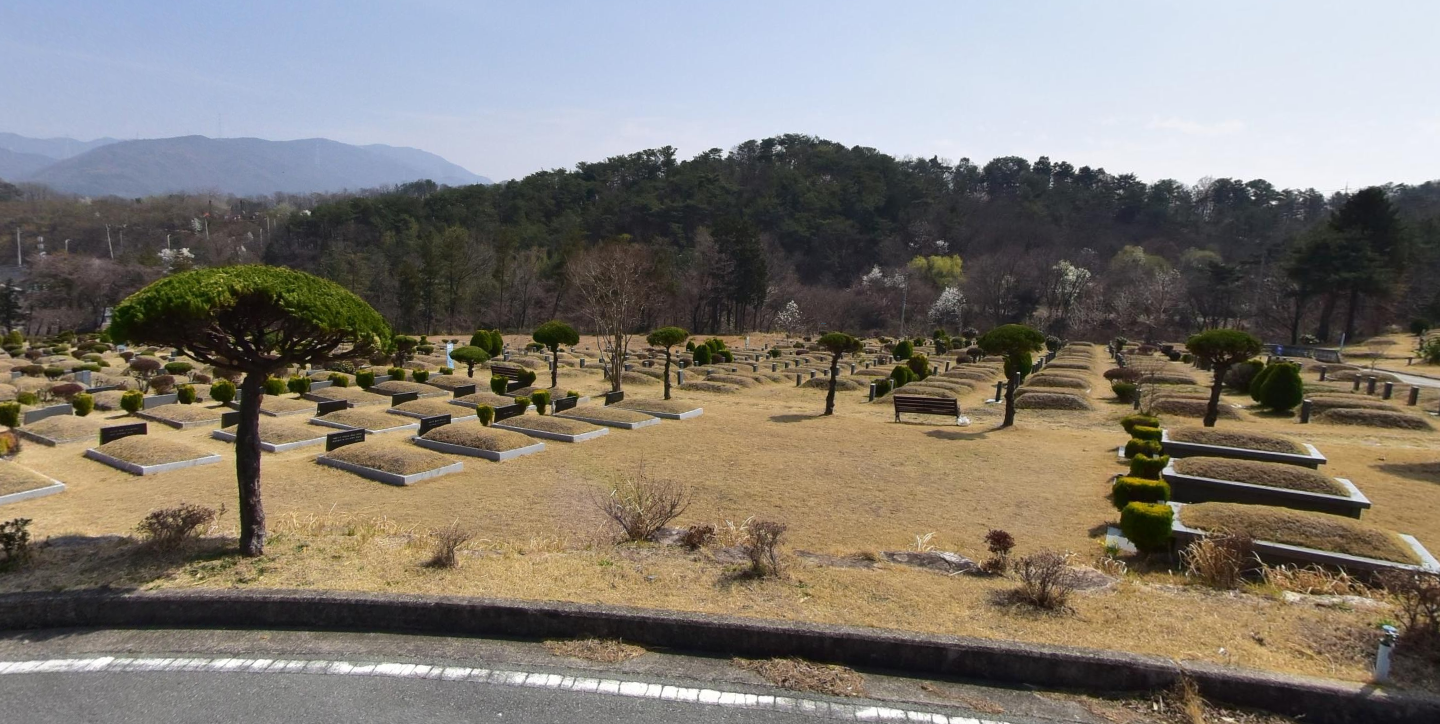 천주교부산교구 하늘공원 전경