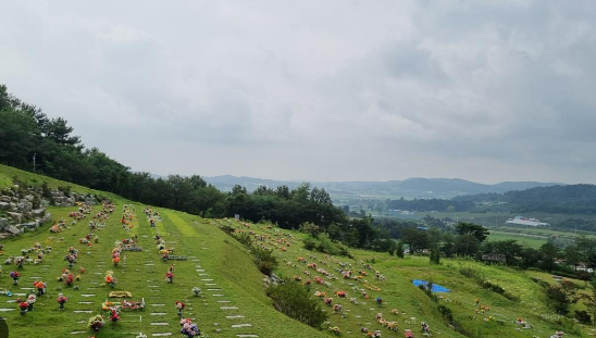 남부권공설묘지 전경