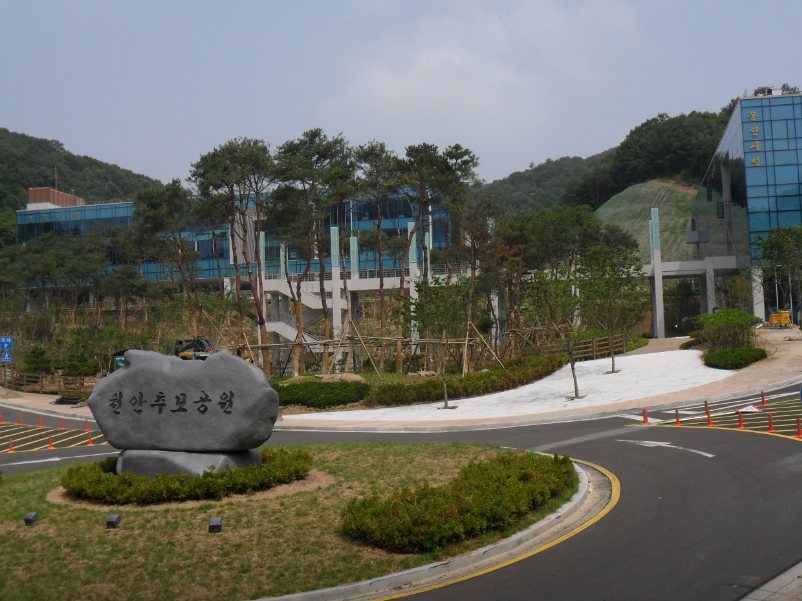 천안추모공원 봉안당 전경