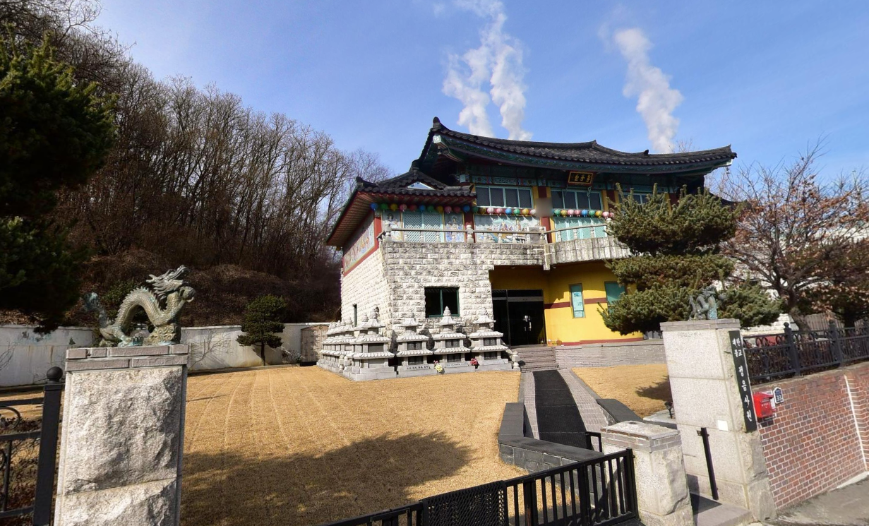 정음사원추모관 전경