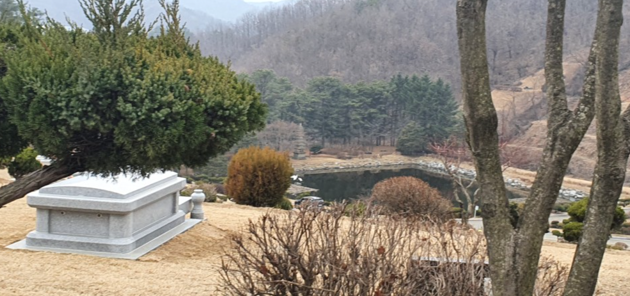 선재리공설묘지 자연장지 전경