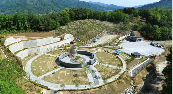 가평추모공원 자연장지 전경