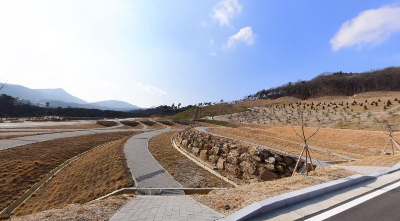 진천군 자연장지 전경