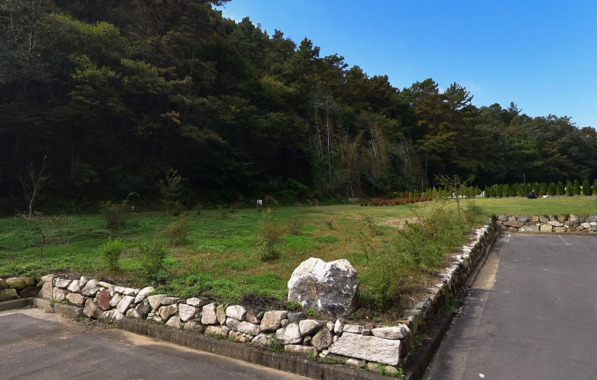 죽림사 자연장지 전경