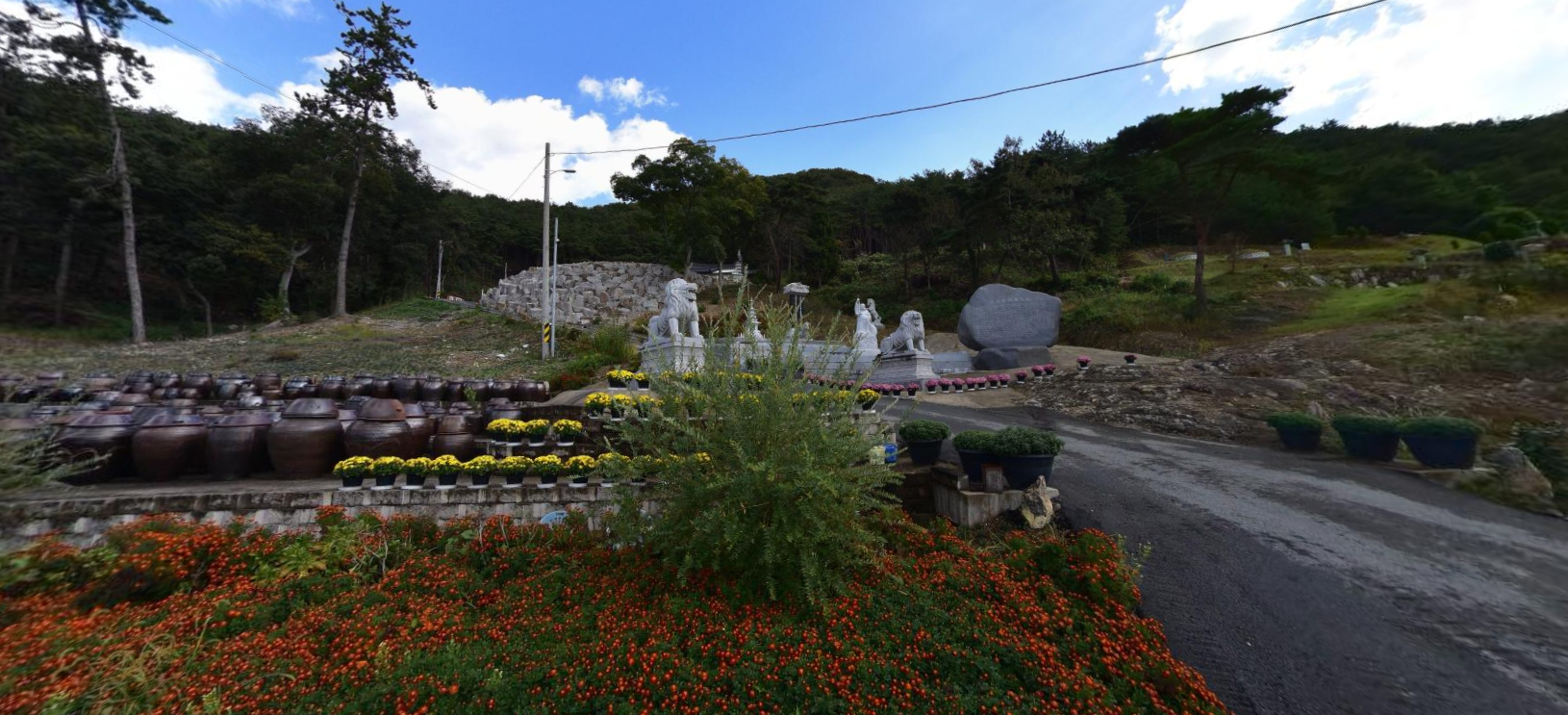 실상산문종실상선원자연장 전경