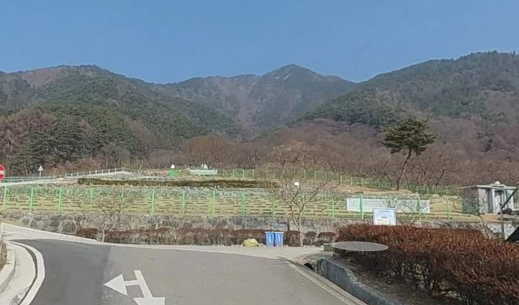함양공설자연장지 전경