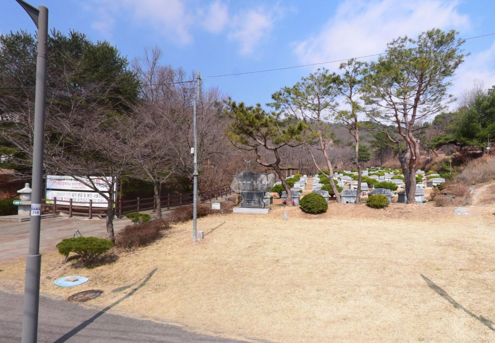 대전추모공원 가족묘원(봉안) 전경