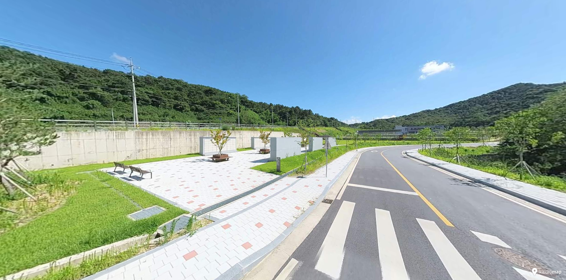 서남권추모공원 봉안담 전경