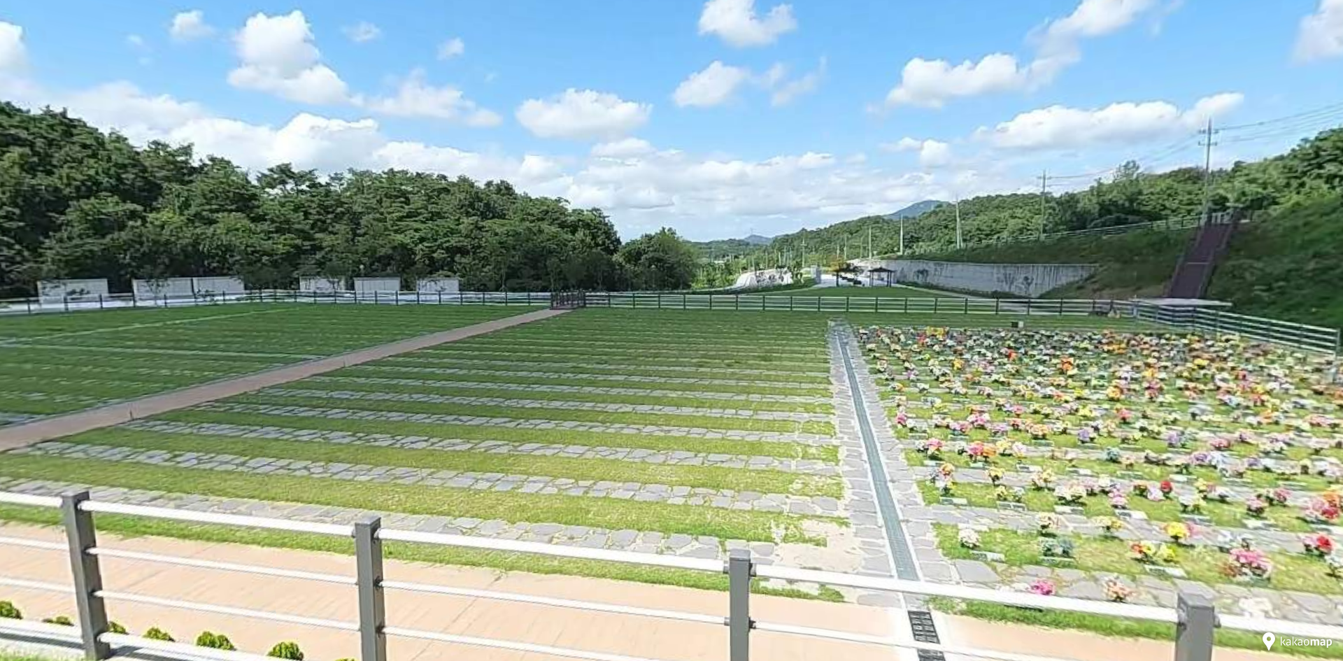 서남권추모공원 자연장지 전경