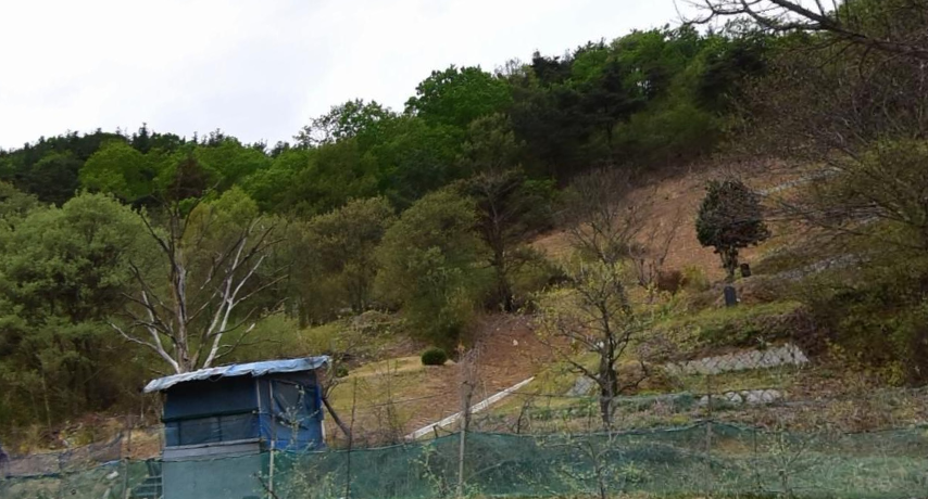 남흥교회 자연장지 전경