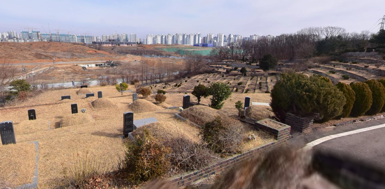 천주교 인천교구 하늘의문(봉안담) 전경