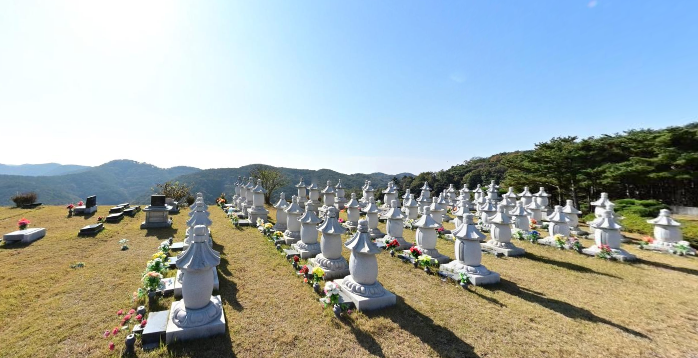 (재)동산공원묘원 묘지 전경
